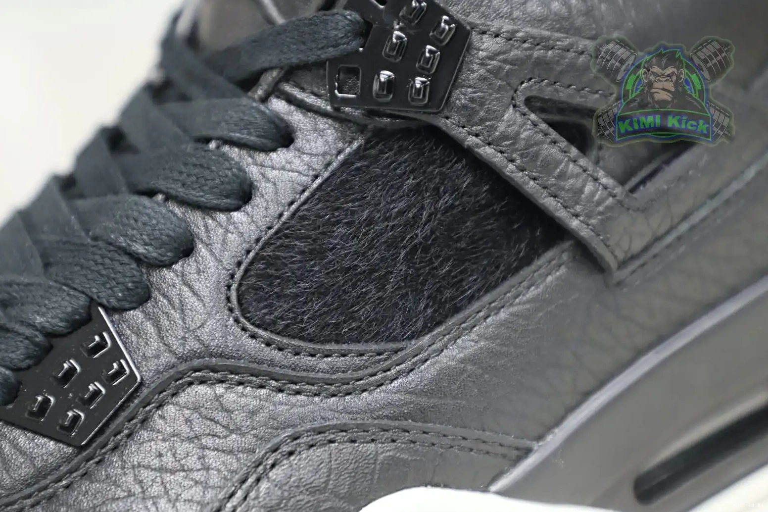 black retro Jordan Kimikick Air 4 ponyhair Jordan 0815